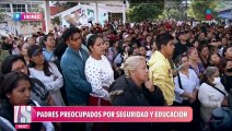 Exigen expulsar a alumno que desató balacera en secundaria de Los Reyes La Paz