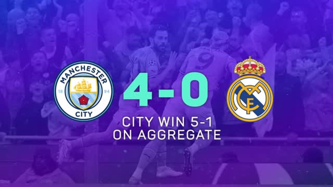 Man City's road to the Champions League final