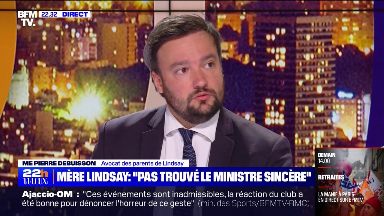 Famille de Lindsay reçue par Pap Ndiaye: "Une prise de conscience extrêmement tardive", pour l'avocat de la famille de Lindsay