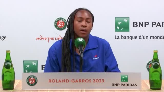 Gauff: Bin zufrieden damit, wie ich gespielt habe