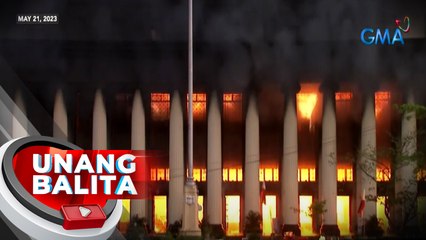 BFP: Na-discharge na car battery at iba pang combustible materials, sanhi ng sunog sa Manila Central Post Office noong May 21 | UB