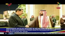 Presidente Nicolás Maduro sostiene reunión con el Príncipe Heredero de Arabia Saudita