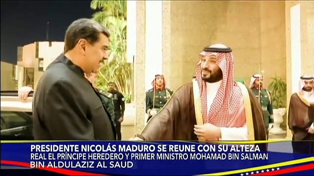 Presidente Maduro sostiene reunión con el Príncipe Heredero al Reino de Arabia Saudita