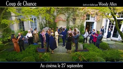 COUP DE CHANCE Bande Annonce (2023) Woody Allen, Valérie Lemercier