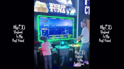 Steph Curry Shows No Mercy To Wife Ayesha In Arcade Hoops!