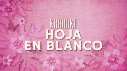 Majo Aguilar - Hoja En Blanco (Karaoke)