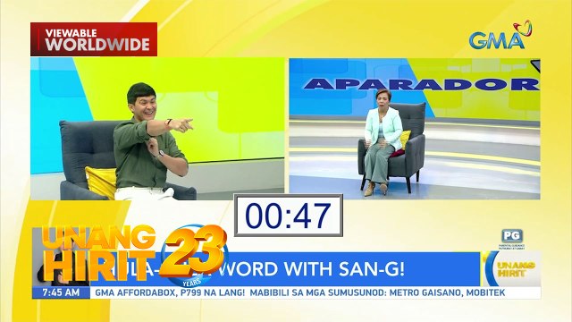 #SanG- Hula-hula word with Susan Enriquez at Matteo Guidicelli | Unang Hirit