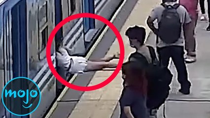 Top 10 Near Death Experiences Caught on Security Footage