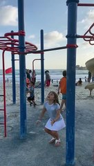 Girl Invents New Gymnastics Trick