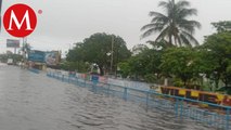En Veracruz, lluvias provocan severos encharcamientos e inundaciones urbanas