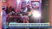 Detienen a venezolano acusado de provocar incendio en estación migratoria de Ciudad Juárez