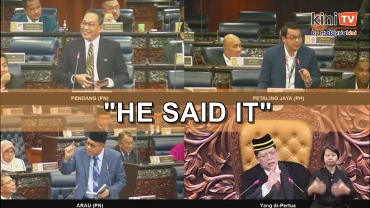 Chaos in Parliament after Guan Eng raises question on Sanusi's Penang claim