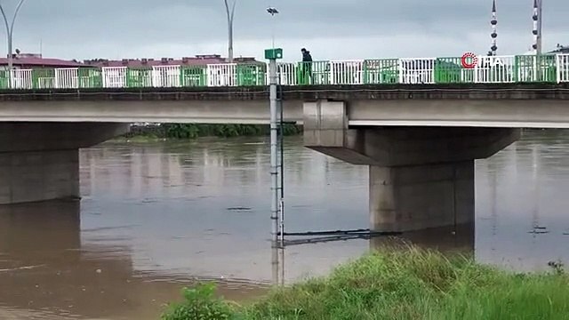 Les précipitations ont augmenté le débit de la rivière Yeşilırmak