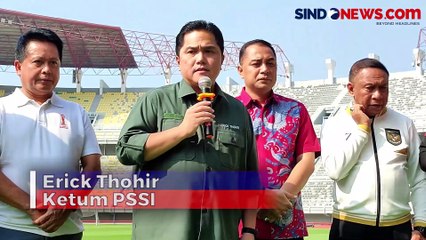 Jelang Pertandingan Timnas Vs Palestina, Erick Thohir Sidak Kesiapan Gelora Bung Tomo