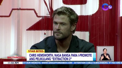 Chris Hemsworth, nasa bansa para i-promote ang pelikulang "Extraction 2" | BT