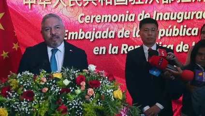 China inaugura su embajada en Honduras