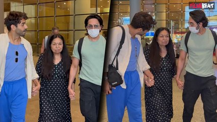 Ayushmann Khurrana Mother: मां का हाथ थामे आयुष्मान-अपारशक्ति पिता का अंतिम संस्कार कर मुंबई लौटे!