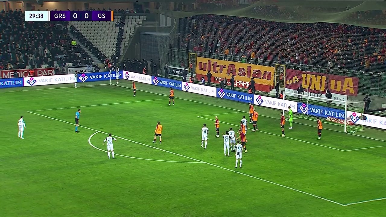 28 ocak 2023 Giresunspor Galatasaray maçı  STSL 22-23 21. hafta