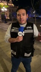 #EnVivo Roban anti monumento de Geovanni en Plaza de Armas, a menos de medio día de su instalación #GuardiaNocturna