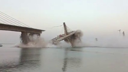 Under-construction bridge collapses in India