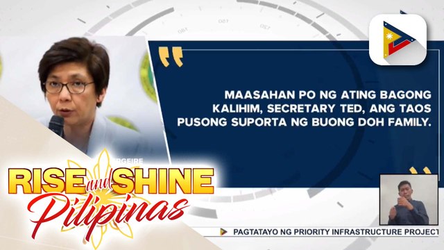 DOH, suportado ang appointment ni Herbosa bilang bagong DOH secretary
