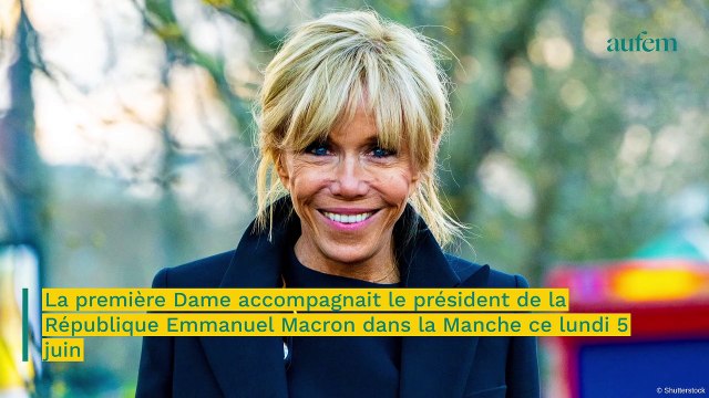 Brigitte Macron rayonnante : elle ose une veste oversize pour une sortie avec Emmanuel Macron