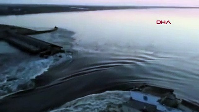 Ukrayna'da hidroelektrik santrali vuruldu; tahliye başladı