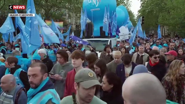 Retraites: Deux jours après la publication des premiers décrets d'application de la réforme, les syndicats appellent aujourd’hui à une 14e journée de mobilisation - VIDEO