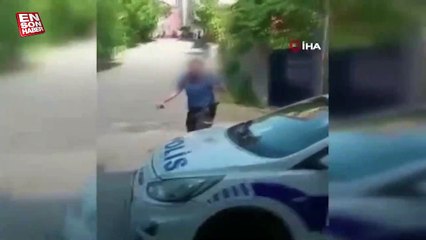 Pendik'te polise mukavemet: Polisi kafasına taşla vurarak yaraladı