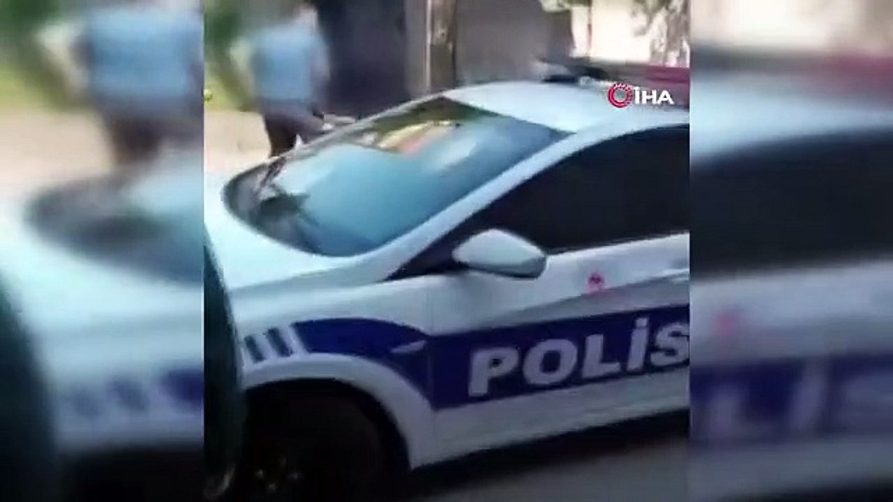 Pendik'te polise mukavemet: Polisi kafasına taşla vurarak yaraladı