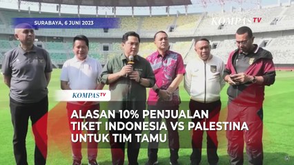 Ini Alasan 10% Penjualan Tiket Indonesia vs Palestina untuk Tim Tamu