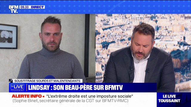 François, beau-père de Lindsay: Nous n'avons pas trouvé ce rendez-vous concluant (...) il n'y avait rien de concret