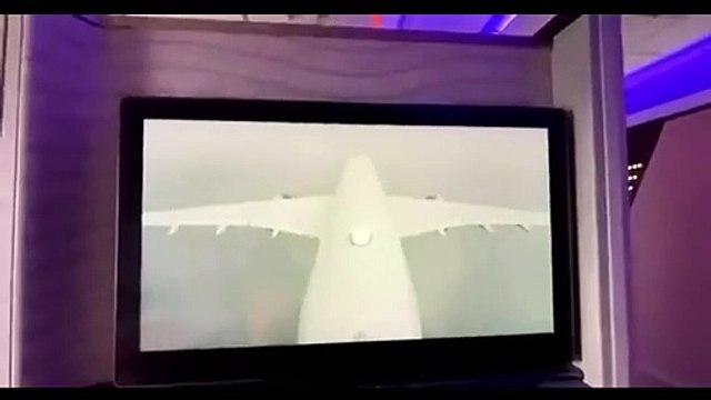 Un avion touché par la foudre en plein vol