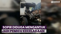 2 Truk Tronton Terlibat Kecelakaan, Ruas Bandung - Cirebon Macet Total