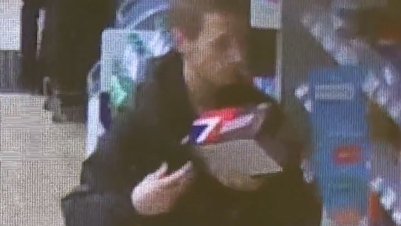 Bounty on his head: Shoplifter caught on CCTV stealing 144 bars of chocolate from Co-op