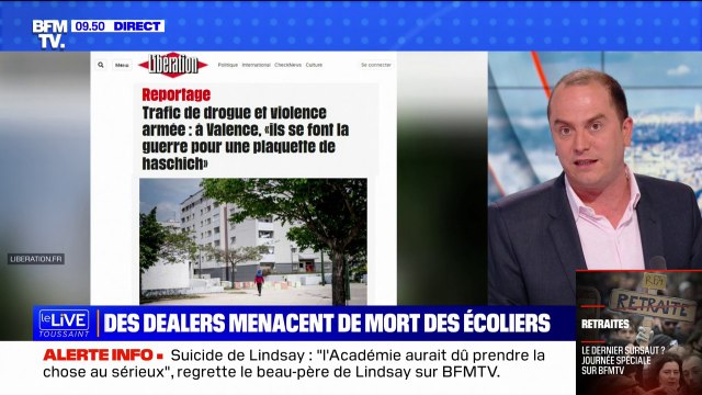 Des dealers menacent des élèves à Valence dans la Drôme