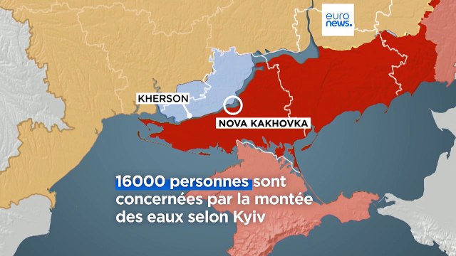 Inquiétudes suite à l'attaque d'un barrage hydroélectrique près de Kherson