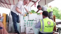 Denizli Büyükşehir, dolu zararı gören çiftçilere zirai ilaç desteği sağlıyor