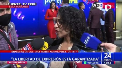 Ministra de Cultura defiende designación de Ninoska Chandia en IRTP: "Cumple con todos los requisitos"