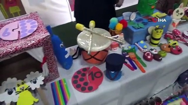 Solhan'da el emeği göz nuru ürünler sergilendi