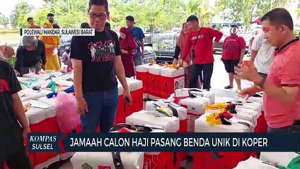 Jemaah Calon Haji Pasang Benda Unik Di Koper