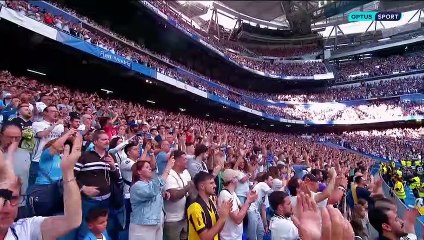 BENZEMA FAREWELL_ Santiago Bernabeu on their feet for club icon Karim Benzema's final game
