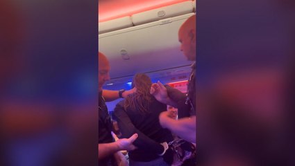 Moment allegedly ‘drunk’ passenger arrested and dragged off Southwest flight