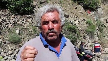 Otomobil köprüden dereye uçtu: 1 ölü, 1 yaralı