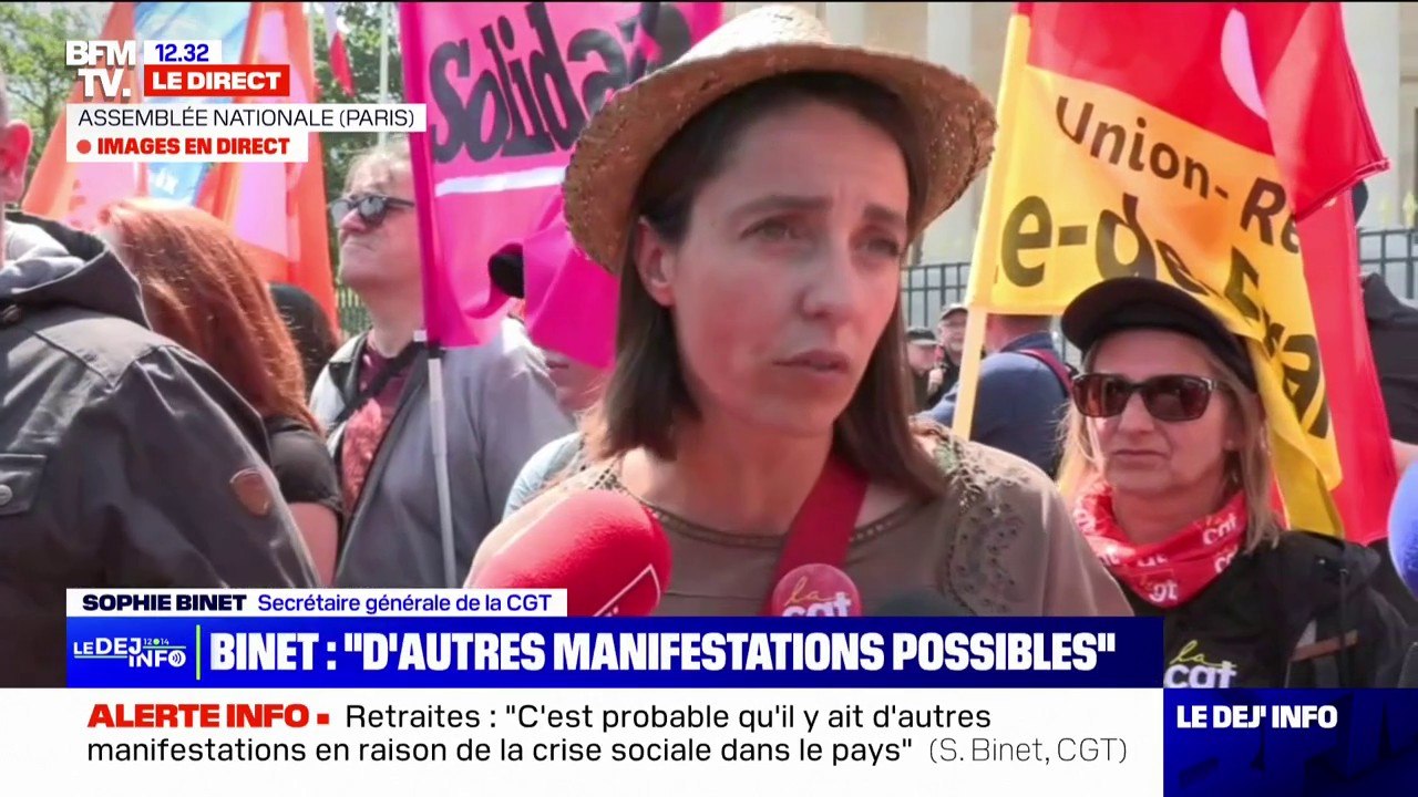 Sophie Binet: "C'est probable qu'il y ait d'autres manifestations au vu de la situation sociale dans le pays"