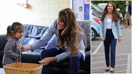 Kate Middleton Visits Windsor Family Hub for Early Childhood Mission — as Prince Harry Hits Court