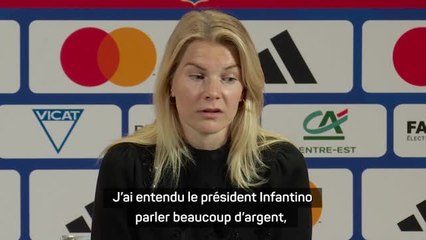 Droits TV - Hegerberg tacle la FIFA : "Vraiment une question d'argent tout le temps ?"