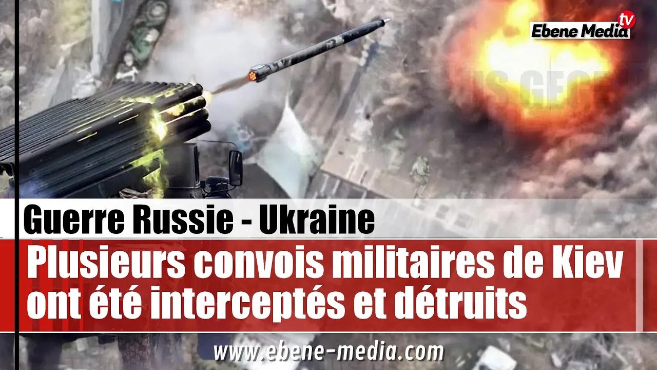 Plusieurs convois militaires ukrainiens interceptés et détruits par l'Artillerie russe