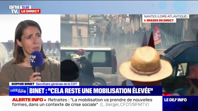 Sophie Binet (CGT): J'appelle la présidente de l'Assemblée nationale à laisser les députés voter le projet de loi pour l'abrogation de la réforme des retraites
