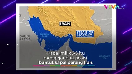 Kapal AS-Inggris Kejar Kapal Perang Iran di Selat Hormuz
